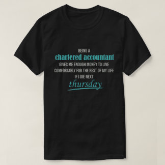 T-shirt Funny Accounting, t-shirt comptable