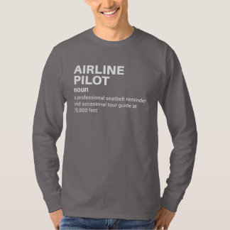 T-shirt Funny Airline Capitaine Shirt