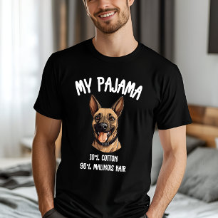 T-shirt Funny Amoureux des chiens de pyjama malinois belge
