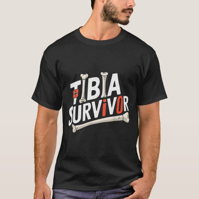 T-shirt Funny Anatomy Going Tibia Okay Broken Leg Gift For (Devant)