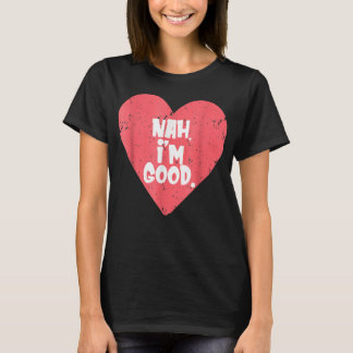 T-shirt Funny Anti Valentine's Day Shirt (Image du coeur)