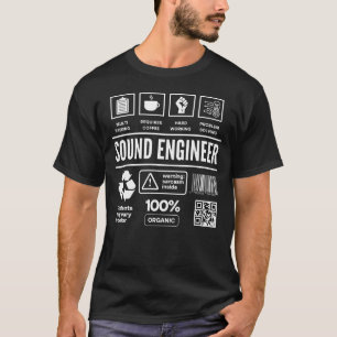 T-shirt Funny Audio Sound Engineer