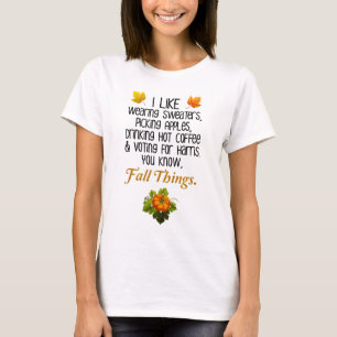 T-shirt Funny Automne 2024 Novembre Élection Pro-Harris