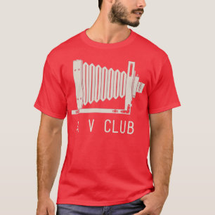 T-shirt Funny AV Audio Club Antique Caméra