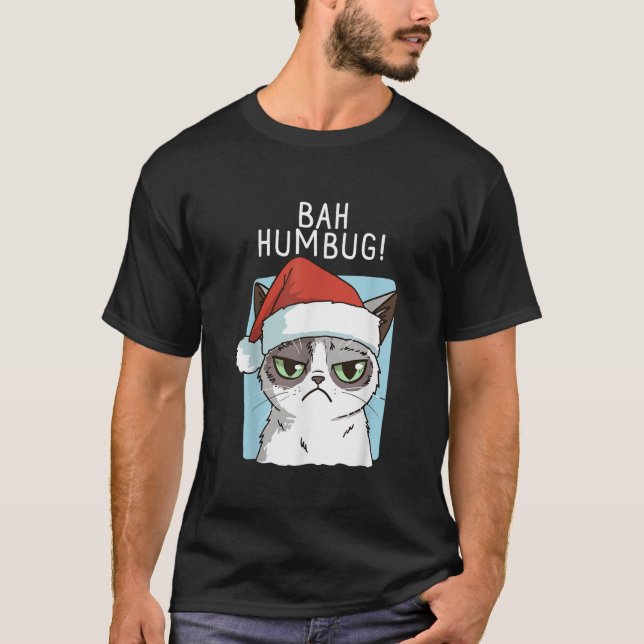 T-shirt Funny Bah Humbug Holiday tee (Devant)