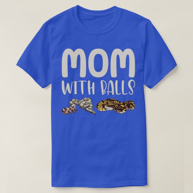 T-shirt Funny Ball Python Snake4 (Design devant)
