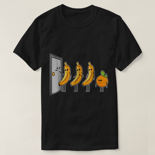 T-shirt Funny Banana Knock Knock Design (Design devant)