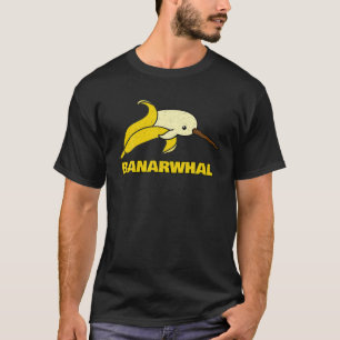 T-shirt Funny Banane Narwhal Unicorne De La Mer Enchantée