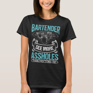 T-shirt Funny Bartending Barkeeper J'Ai Tiré Les Gens Witr