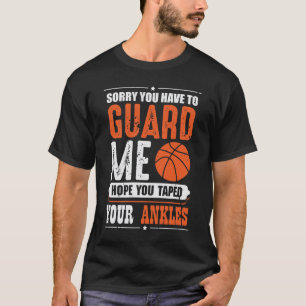 T-shirt Funny Basketball Player Team Sport Trash