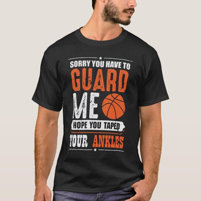 T-shirt Funny Basketball Player Team Sport Trash (Devant)