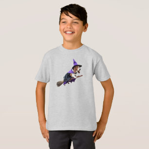 T-shirt Funny Basset Hound Halloween Enfants'