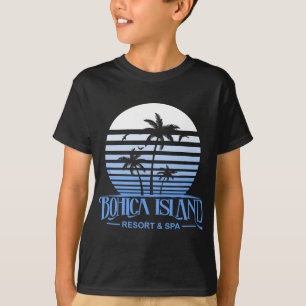 T-shirt Funny Beach Bohica Island Resort Et Militaire Spa