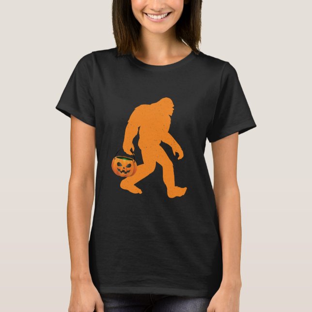 T-shirt Funny Bigfoot Sasquatch Halloween (Devant)