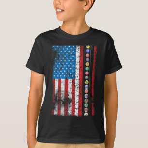 T-shirt Funny Billiards Pool Hall Snooker Vintage American