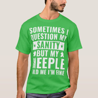 T-shirt Funny Board Games Hommes Game Night Host Citation
