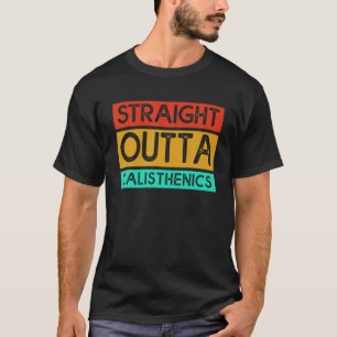 T-shirt Funny Body Builder droit devant la calisthénique
