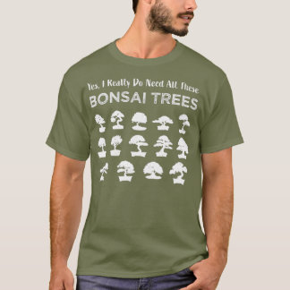 T-shirt Funny Bonsai Tree Care Penjing Cadeau