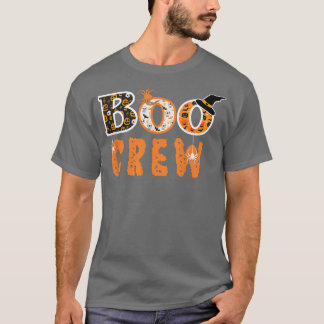T-shirt Funny Boo Crew Cute Boo Spooky Teacher Halloween C
