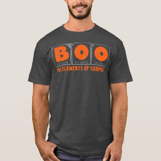 T-shirt Funny Boo Eléments de la surprise Enseignant en Sc