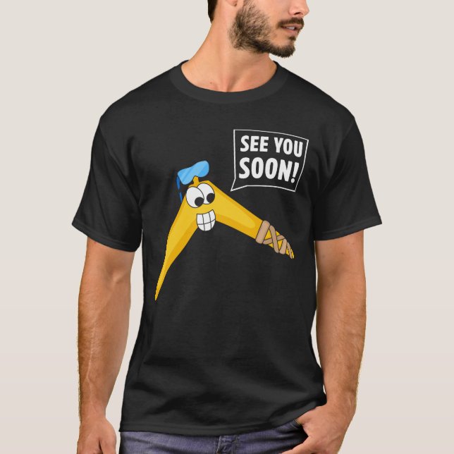 T-shirt Funny Boomerang Humor Australian Sport Game (Devant)