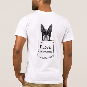 T-shirt Funny Boston Terrier Chien race Adulte