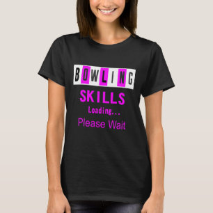 T-shirt Funny Bowling Shirts Chevalier de quilles