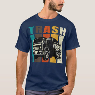 T-shirt Funny Boy's Vintage Garbage Truck 512