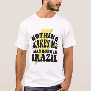 T-shirt Funny Brésil   Phrase brésilienne
