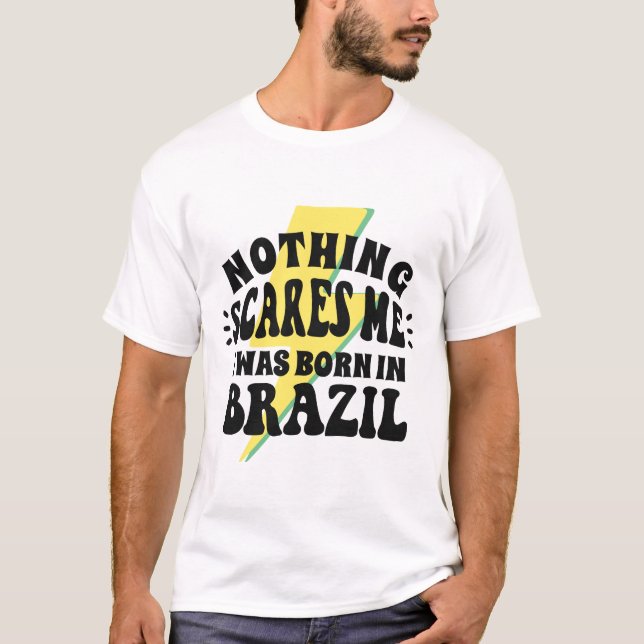 T-shirt Funny Brésil | Phrase brésilienne (Devant)
