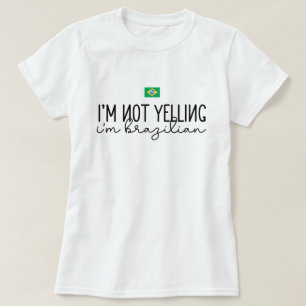 T-shirt Funny Brésil   Phrase brésilienne