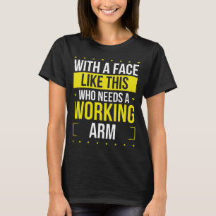 T-shirt Funny Broken Arm bien bientôt Broken Arm Guerrier