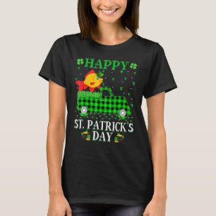 T-shirt Funny Buffalo Plaid Green Truck Goldfish St Patron