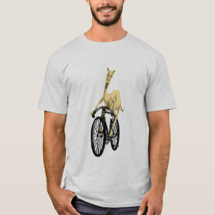 T-shirt Funny Camel à vélo noir, pour les amateurs de d