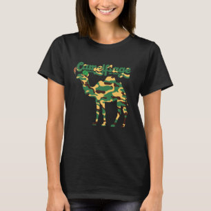 T-shirt Funny Camel Zoo Animal Pun Camelflage Camo Mème