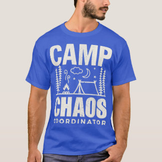 T-shirt Funny CampCamping Chaos Coordinator Hiking Adventu
