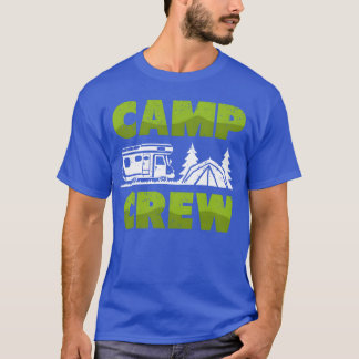 T-shirt Funny Camping Camper Camp Crew boy