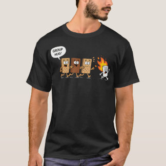 T-shirt Funny Camping S'Mores Group Hug Cute Marshmallow C