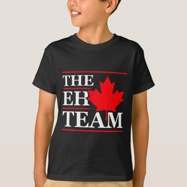 T-shirt Funny Canada Eh Team Canadian Comedy Sarcasm Map  (Devant)