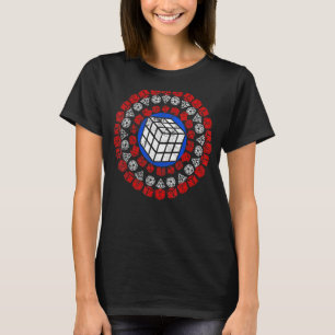 T-shirt Funny Capitaine Cuber Spebing Cubing Lover Math Pu