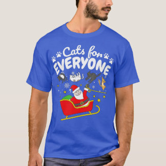 T-shirt Funny Cat Christmas Cats for Everyone 