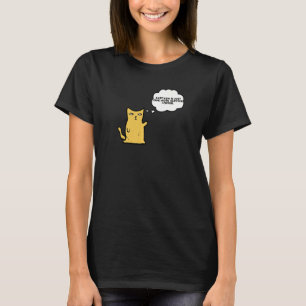 T-shirt Funny Cat Sarcasm Est Juste Un Service De Plus Que