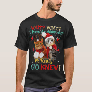 T-shirt Funny Cats Christmas Merry Xmas Poison Men Women K