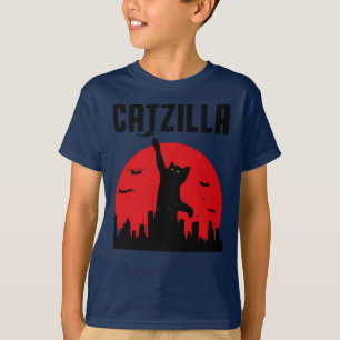 T-shirt  Funny Catzilla