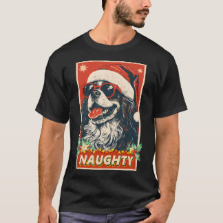 T-shirt Funny Cavalier King Charles Spaniel Noël Naug
