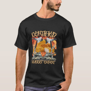 T-shirt Funny Certifié Poulet Nugget Bootleg Hardcore Fl