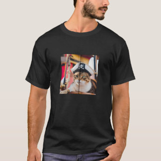 T-shirt Funny Chat Pirate Zip