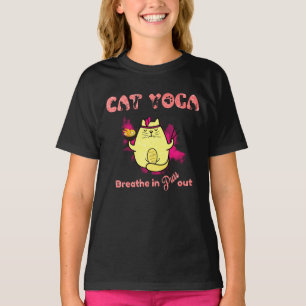 T-shirt Funny Chat Yoga