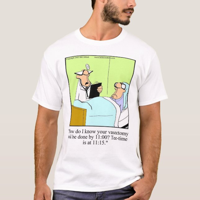 T-shirt Funny Chemise de Golf ! (Devant)