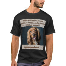 T-shirt Funny Chien Imprimer Qu'avez-vous ?